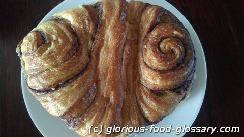 a special bread/baked product from the city of Hamburg