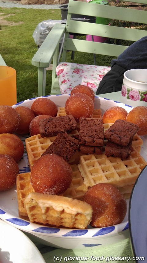 Gebacken; Germany`s assorted baked products